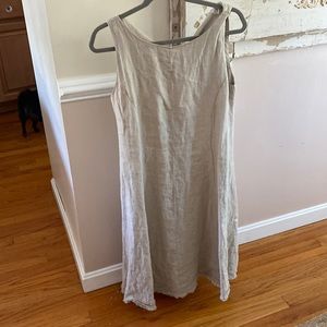 Linen off white A frame dress.  Worn once. Very summery and classy